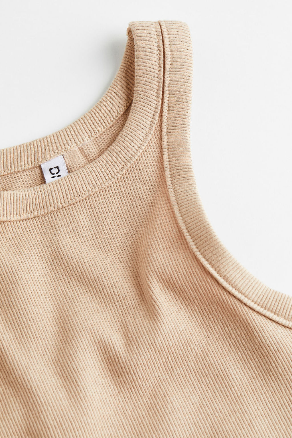 Top cropped sin mangas - H&m фото 2