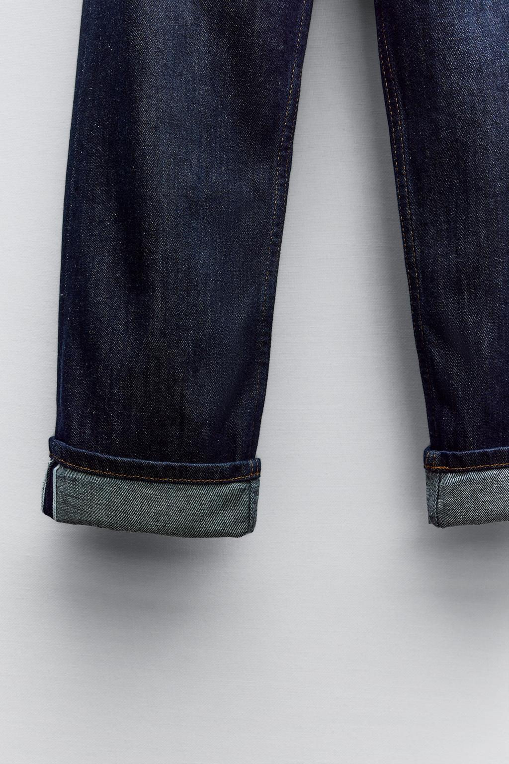 STRAIGHT SELVEDGE JEANS - Zara фото 4