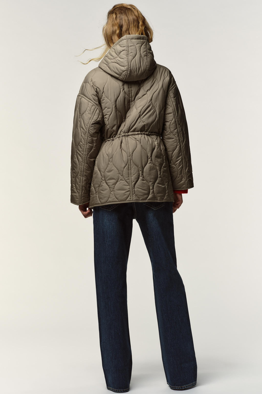 WATER-REPELLENT QUILTED JACKET WITH HOODIE - Zara фото 5