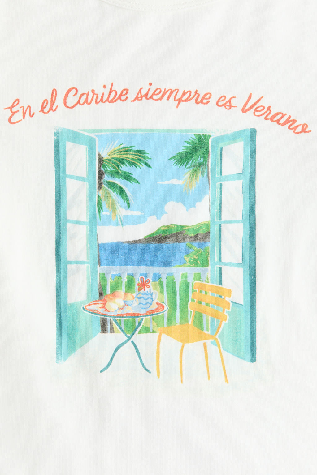 Camiseta entallada de algod?n - H&m фото 4