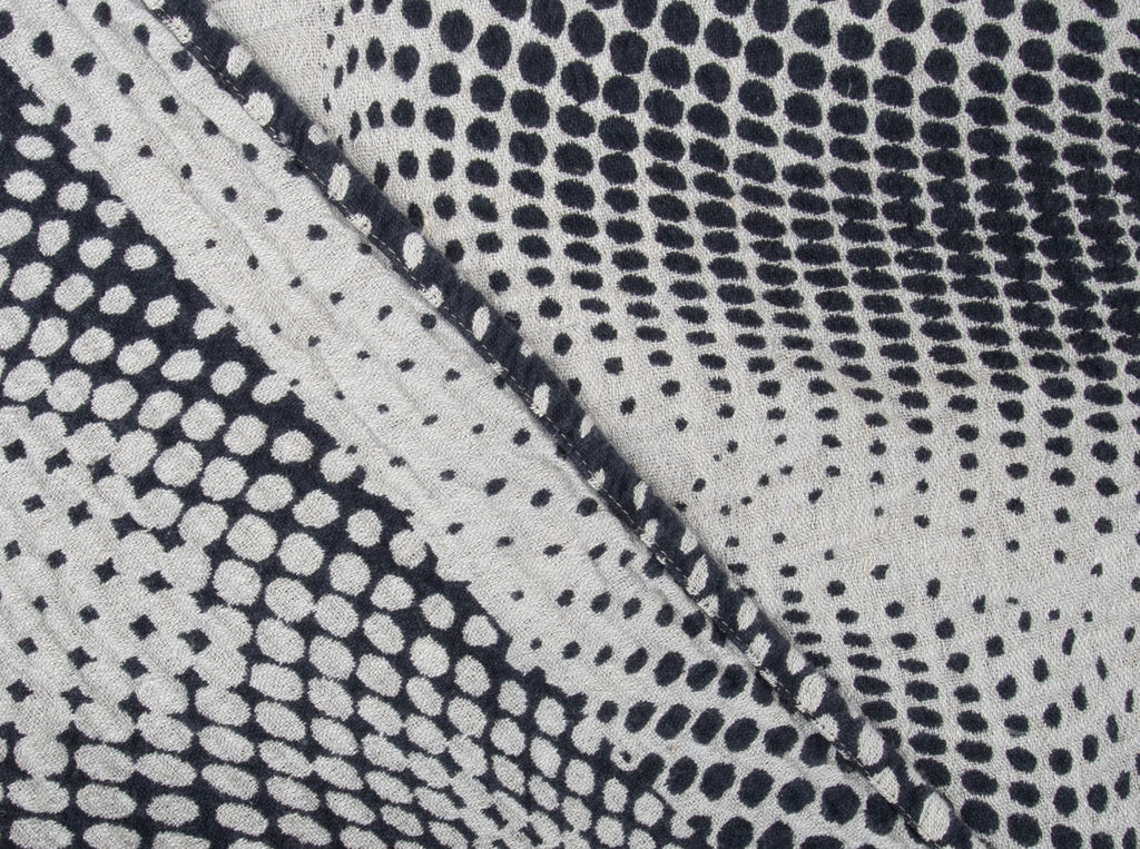 Полотенце 17С356-ШР/у. 55*115 "Иллюзия-1" цв. 1 рис. 203 черный