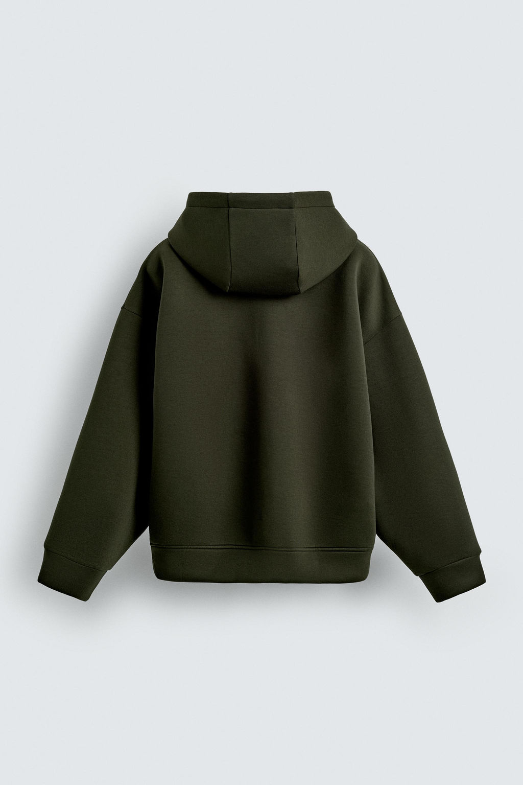 NEOPRENE-EFFECT HOODIE - Zara фото 8