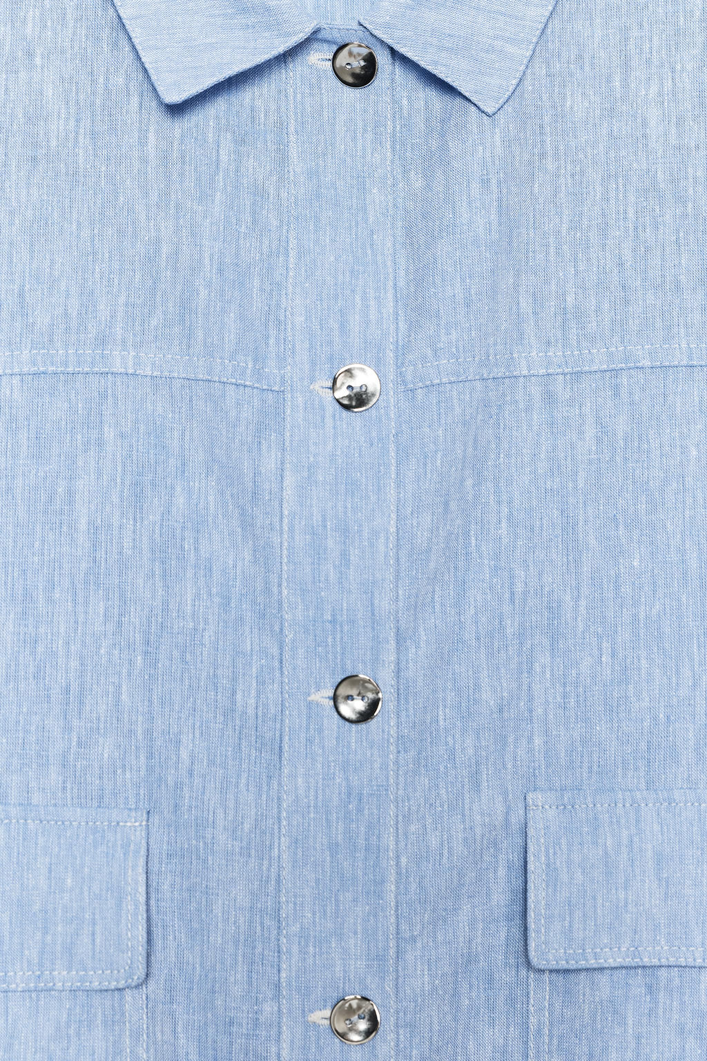 LINEN BLEND OVERSHIRT - Zara фото 10