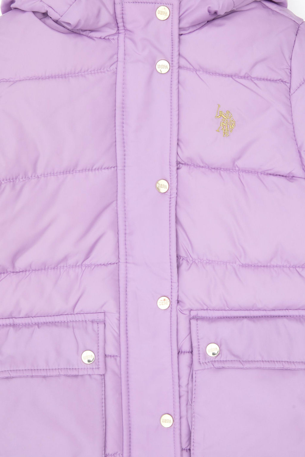 K_z _ocuk Lila Kap__onlu _i_me Mont Sepette S_rpriz _ndirim - U.s. polo assn фото 3