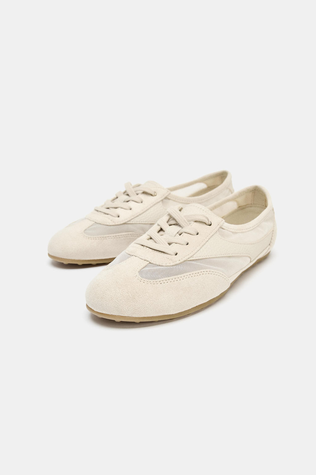 BLUCHER DEPORTIVO COMBINADO / Blanco Crudo - Zara фото 2