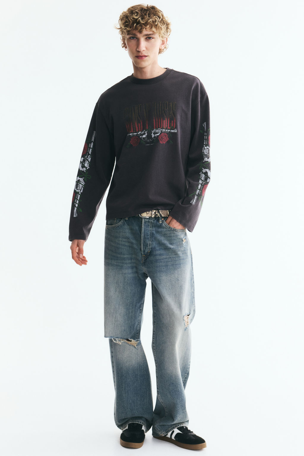 Camiseta de manga larga en algod?n Relaxed Fit - H&m фото 6