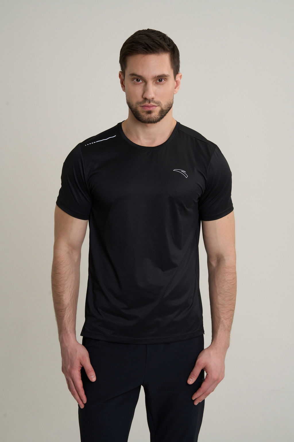 Футболка Черный ANTA RUNNING SS Tee