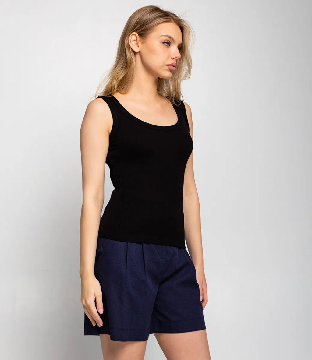 Майка #КТ22301, чёрный