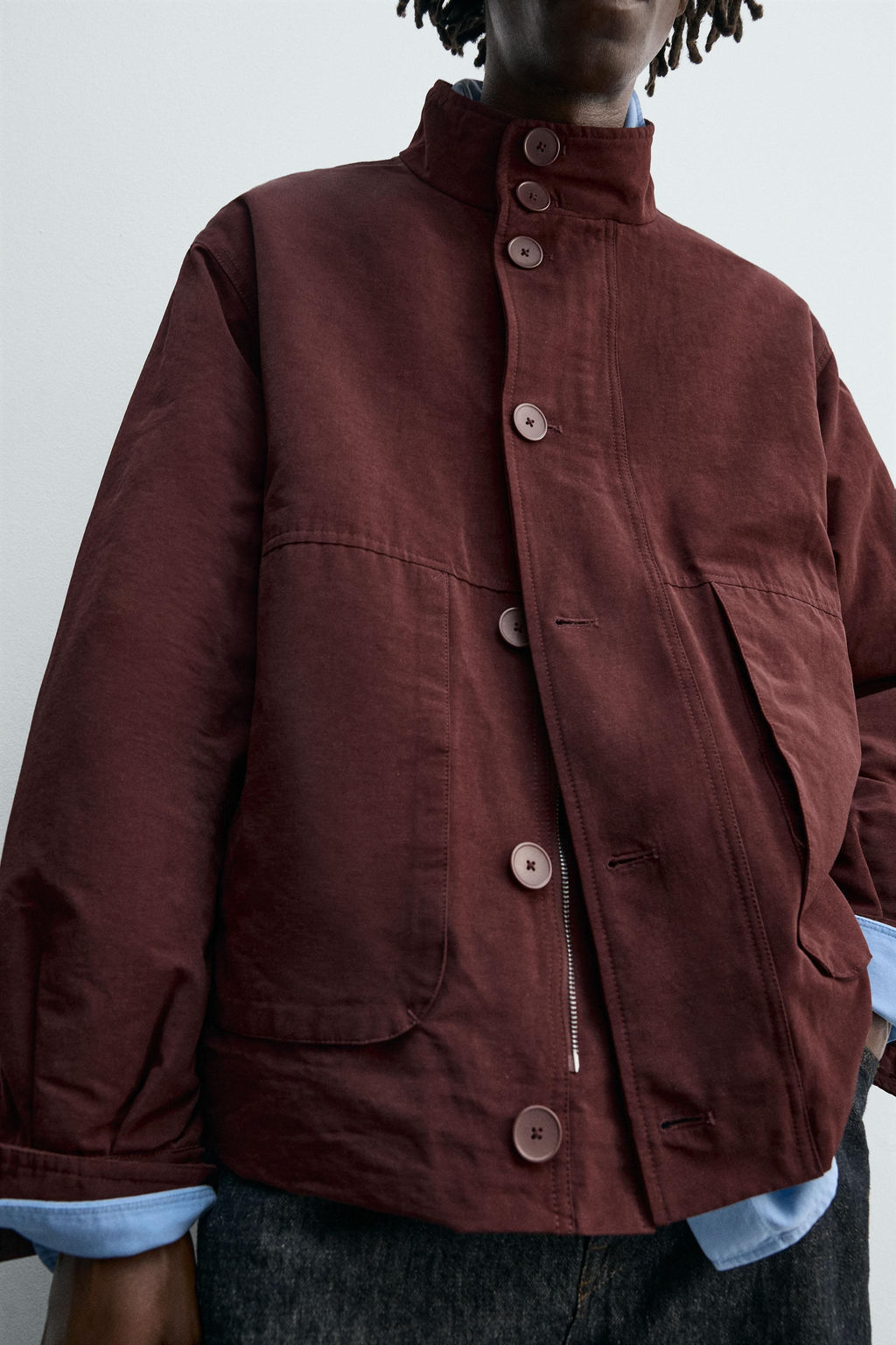 BOXY FIT POCKET JACKET - Zara фото 5