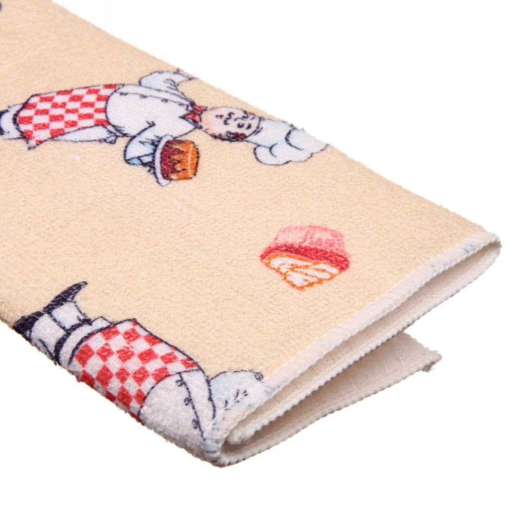 Цена за 2 шт. Коврик для сушки посуды 30*38см "Поваренок" бежевый