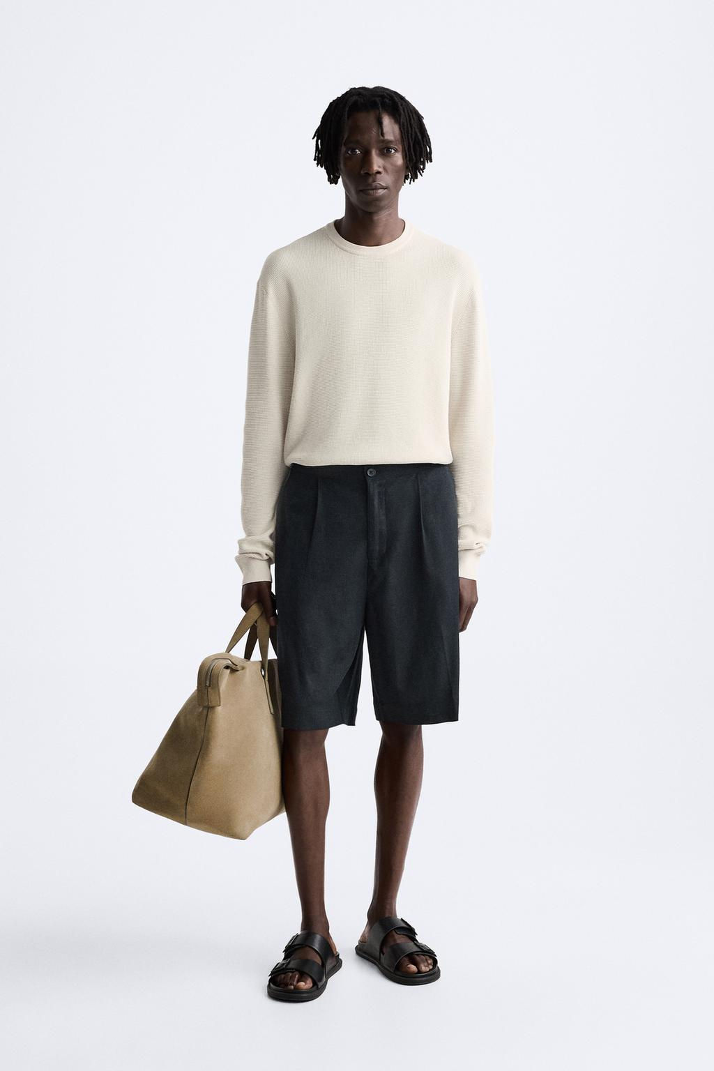 BASIC TEXTURED SWEATER - Zara фото 28