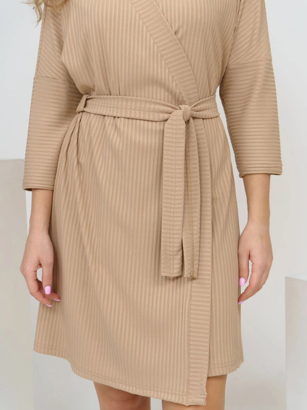 Халат женский, цвет бежевый - Барболета фото 5