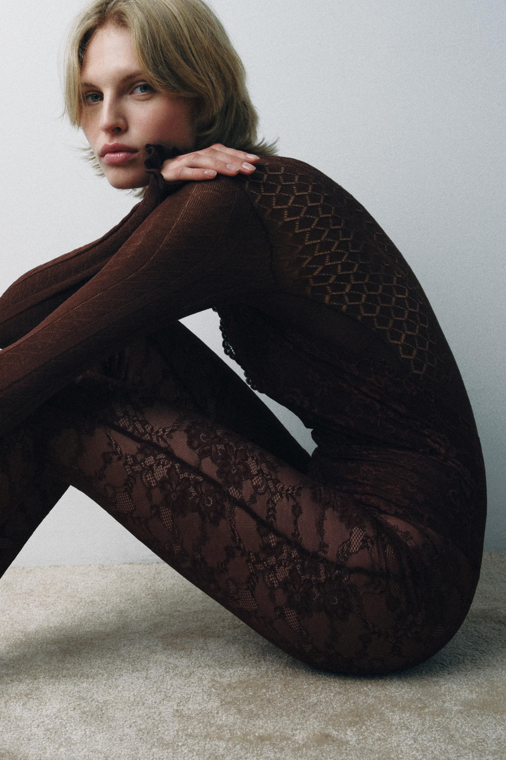 CONTRAST KNIT BODYSUIT - Zara фото 4