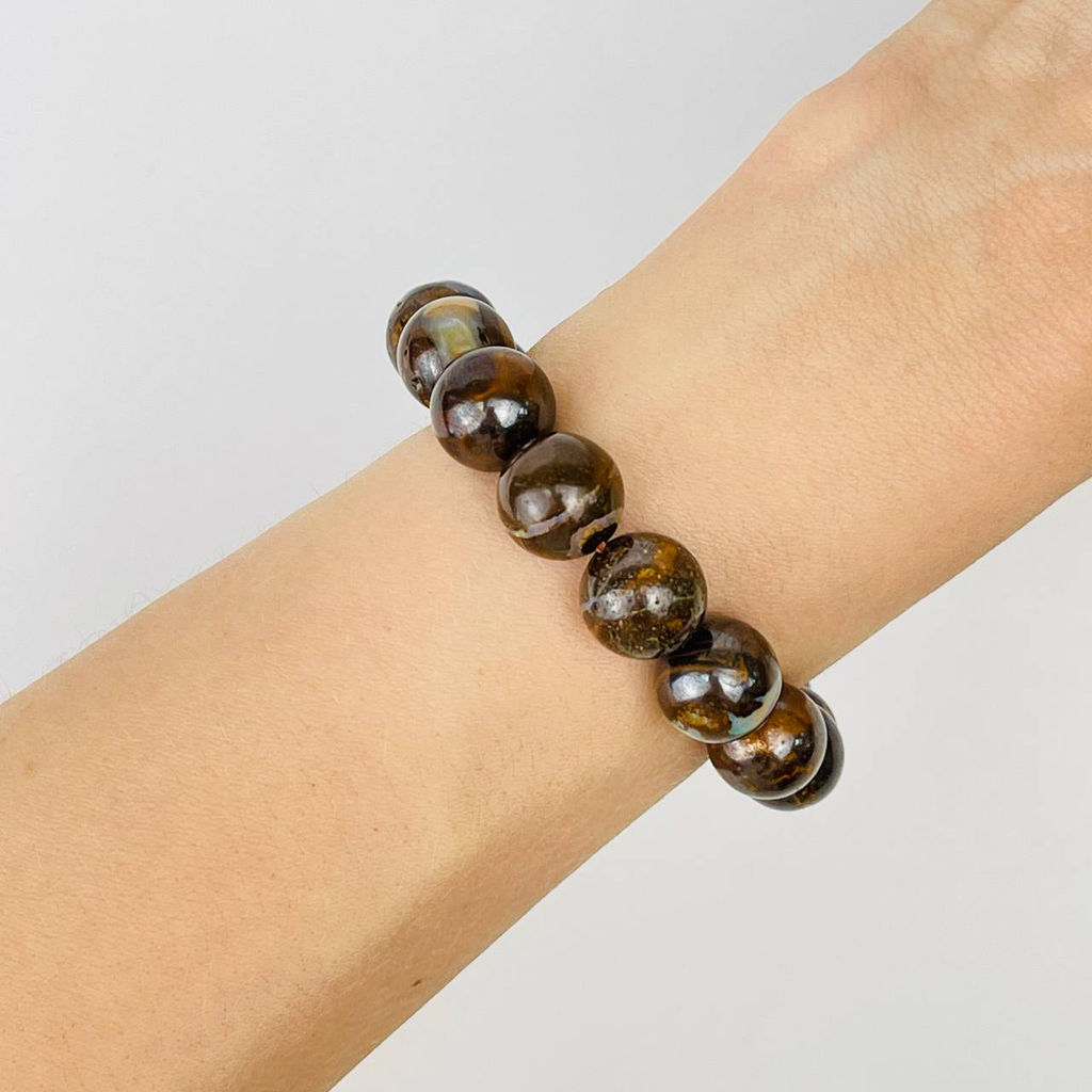 Браслет из древесного Опала 18 см