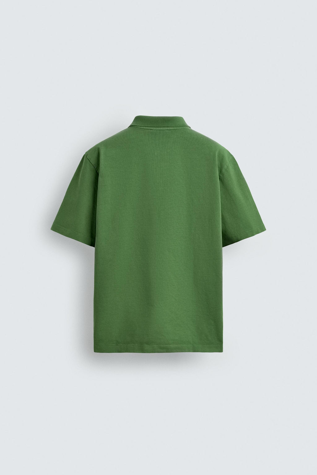 POLO REGULAR FIT LAVADO / Verde - Zara фото 8