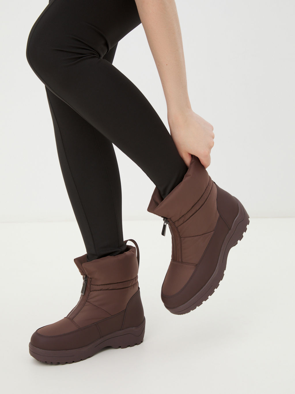 Женские дутики TENDANCE Артикул 4092992, коричневый