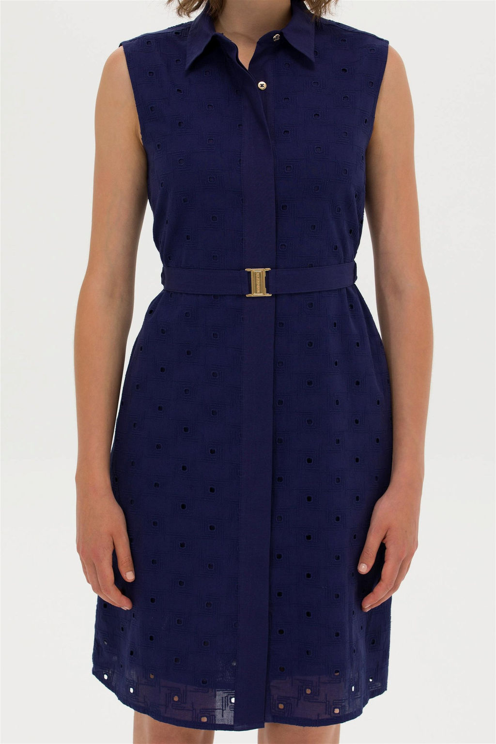 Женское темно-синее плетеное платье - U.s. polo assn фото 13