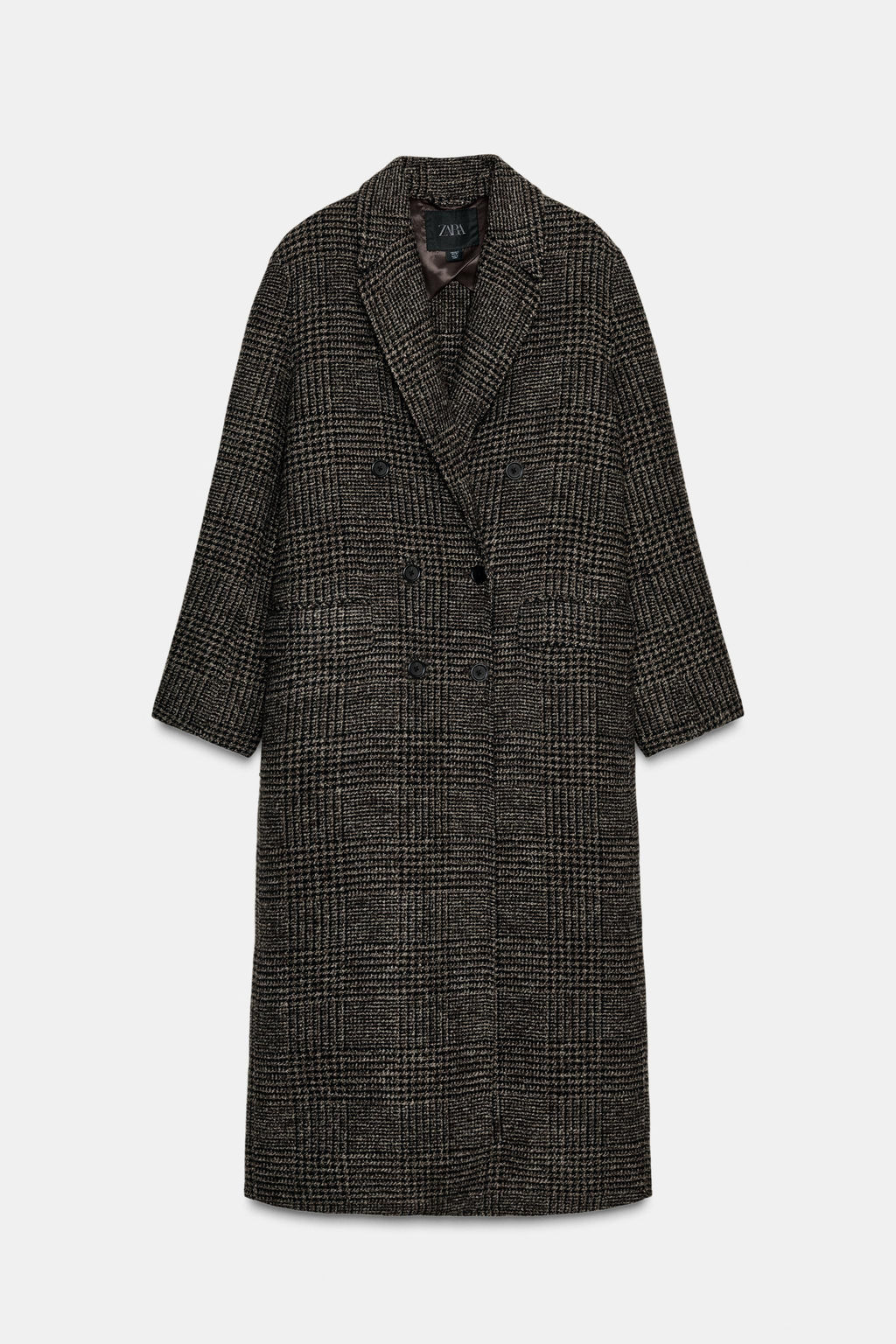 ZW COLLECTION CHECK COAT - Zara фото 8