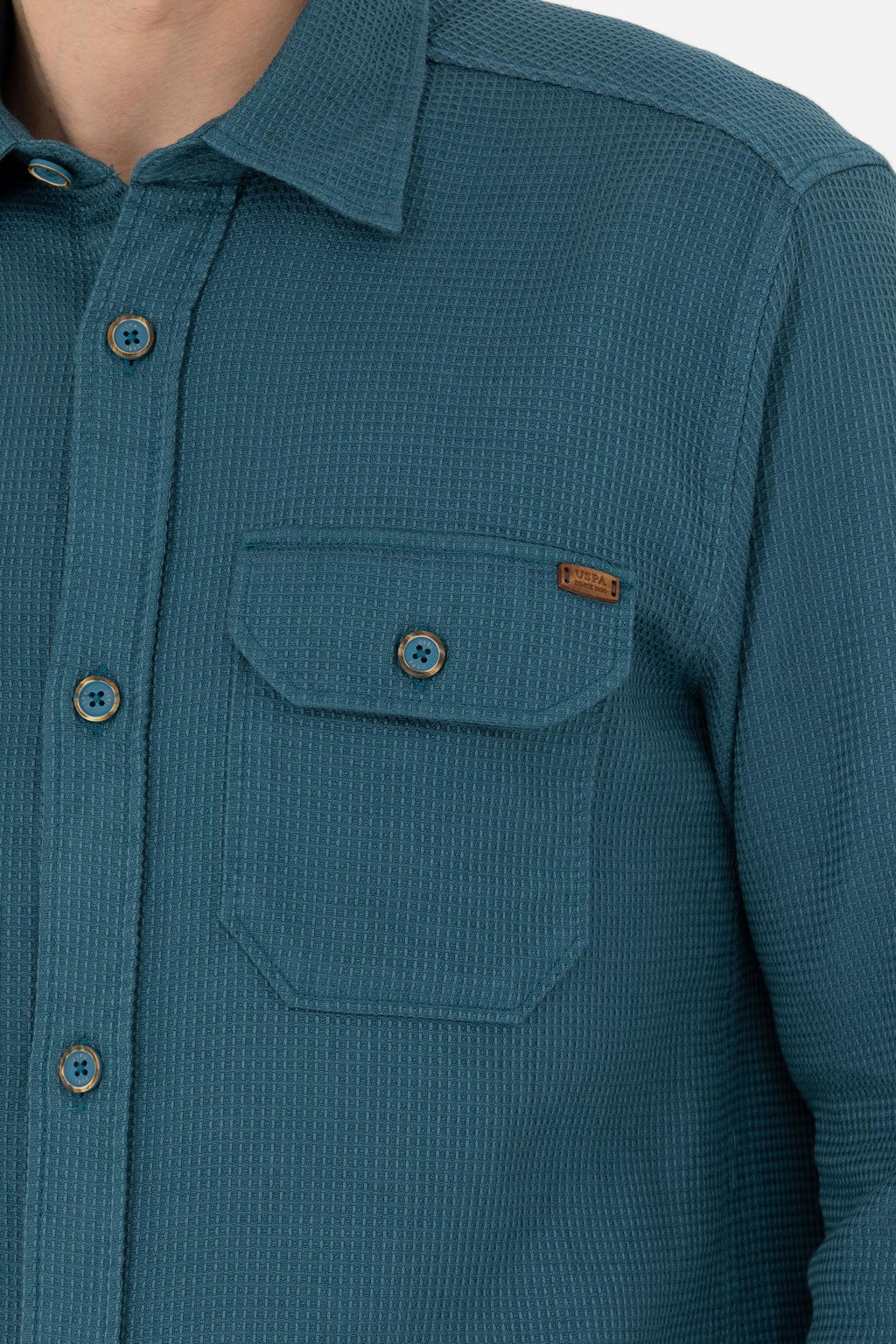 Мужская рубашка Petrol с длинным рукавом - U.s. polo assn фото 14