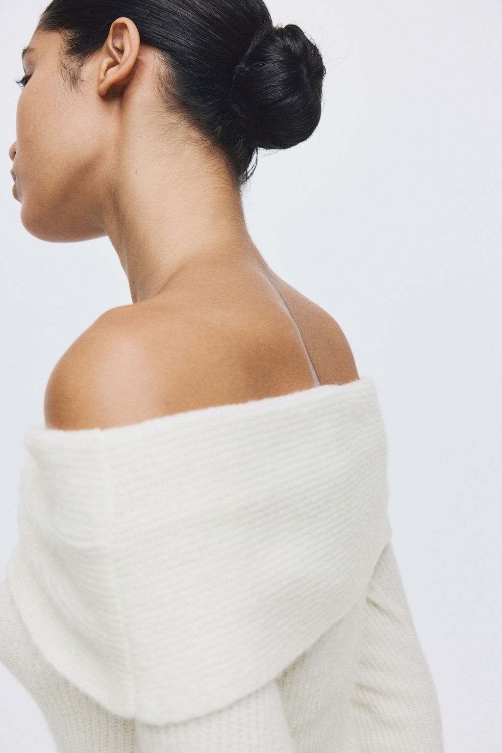 Jersey off-the-shoulder - H&m фото 6