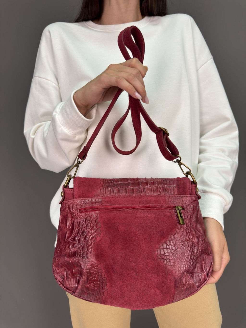 Сумка женская из телячьей кожи - Sefaro фото 7