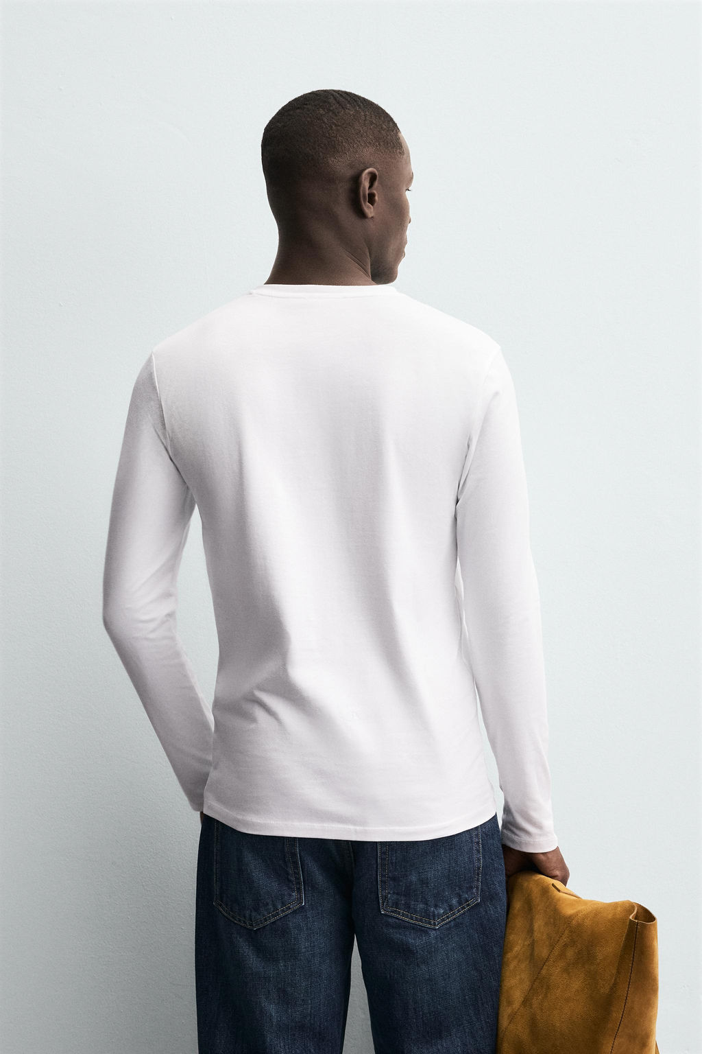 BASIC SLIM FIT T-SHIRT - Zara фото 3