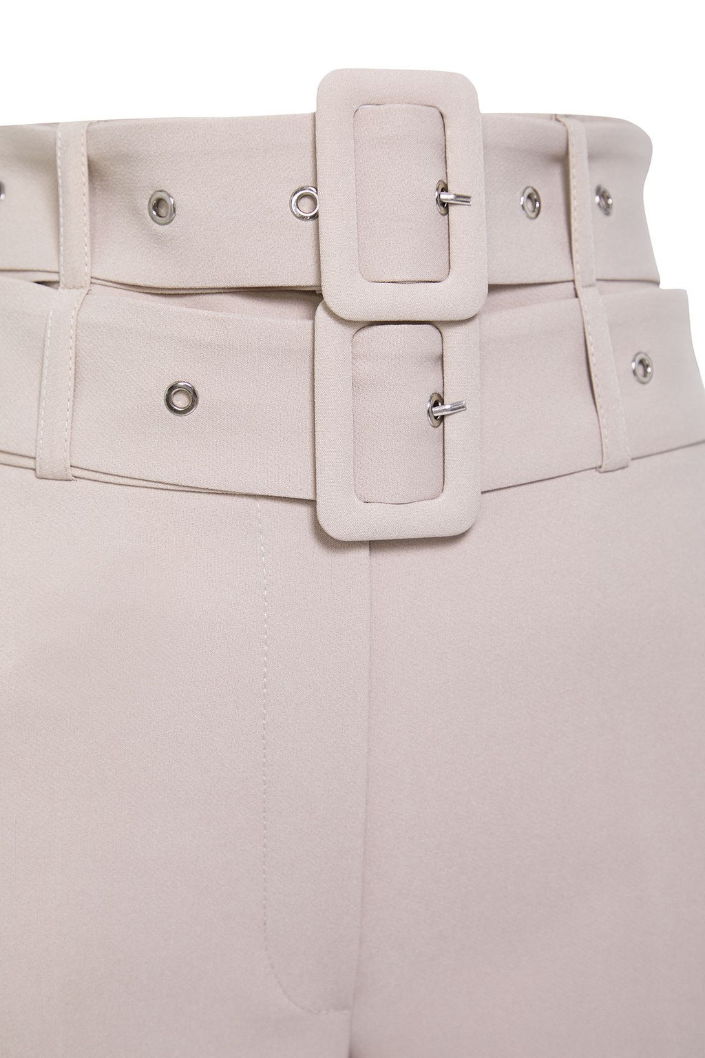 TRENDYOLMILLA Tas Cift Kemer Detayl? Dokuma Pantolon TPRSS25PL00000 фото 12