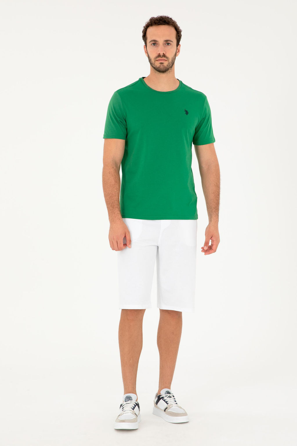 Мужские белые трикотажные шорты Неожиданная скидка в корзине - U.s. polo assn фото 3