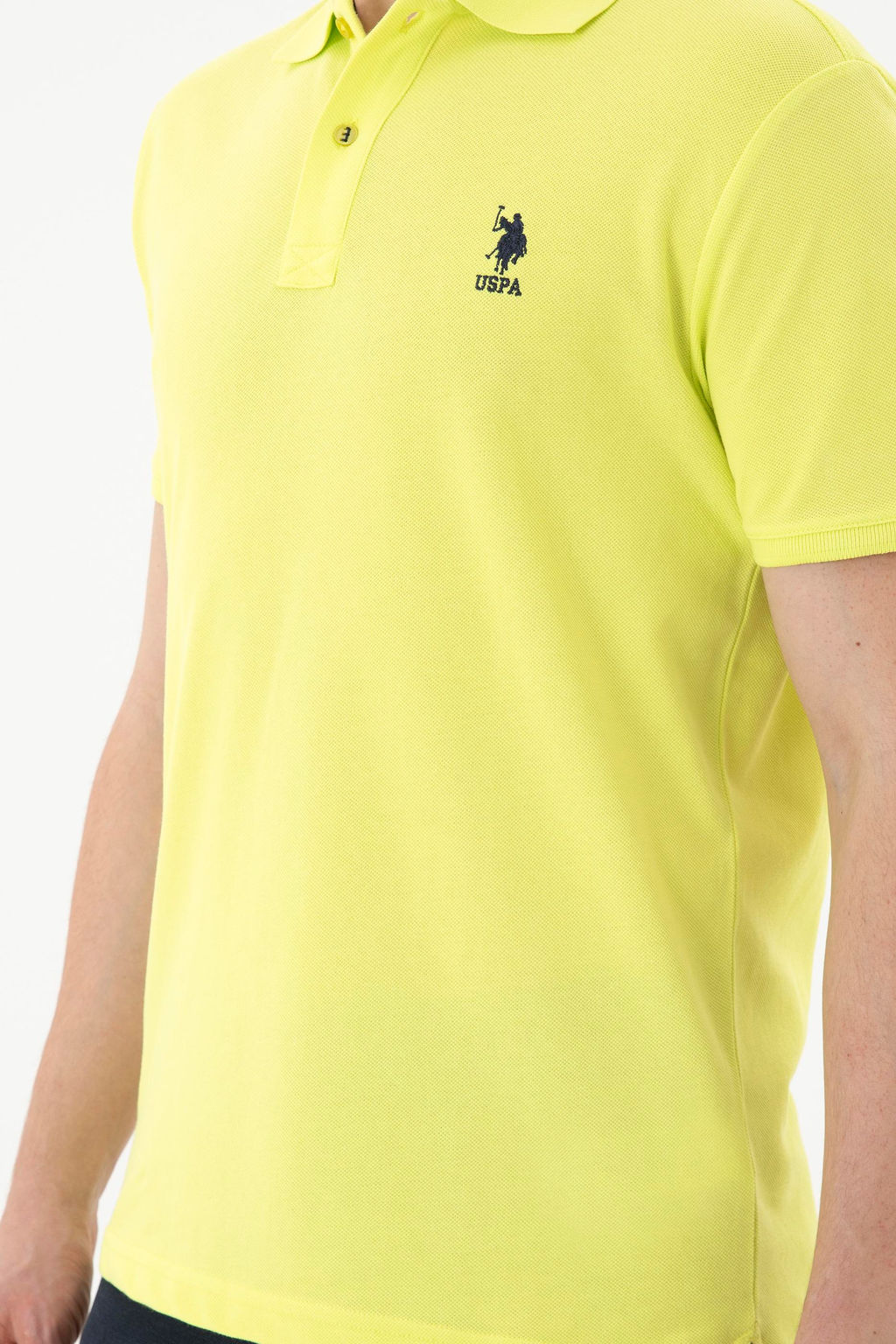 Мужская базовая футболка фисташкового цвета - U.s. polo assn фото 6