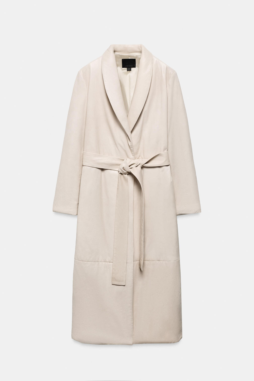 QUILTED LEATHER COAT ZW COLLECTION LIMITED EDITION - Zara фото 23