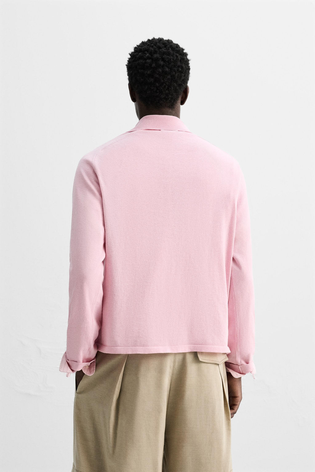 LIGHTWEIGHT KNIT POLO SHIRT - Zara фото 3