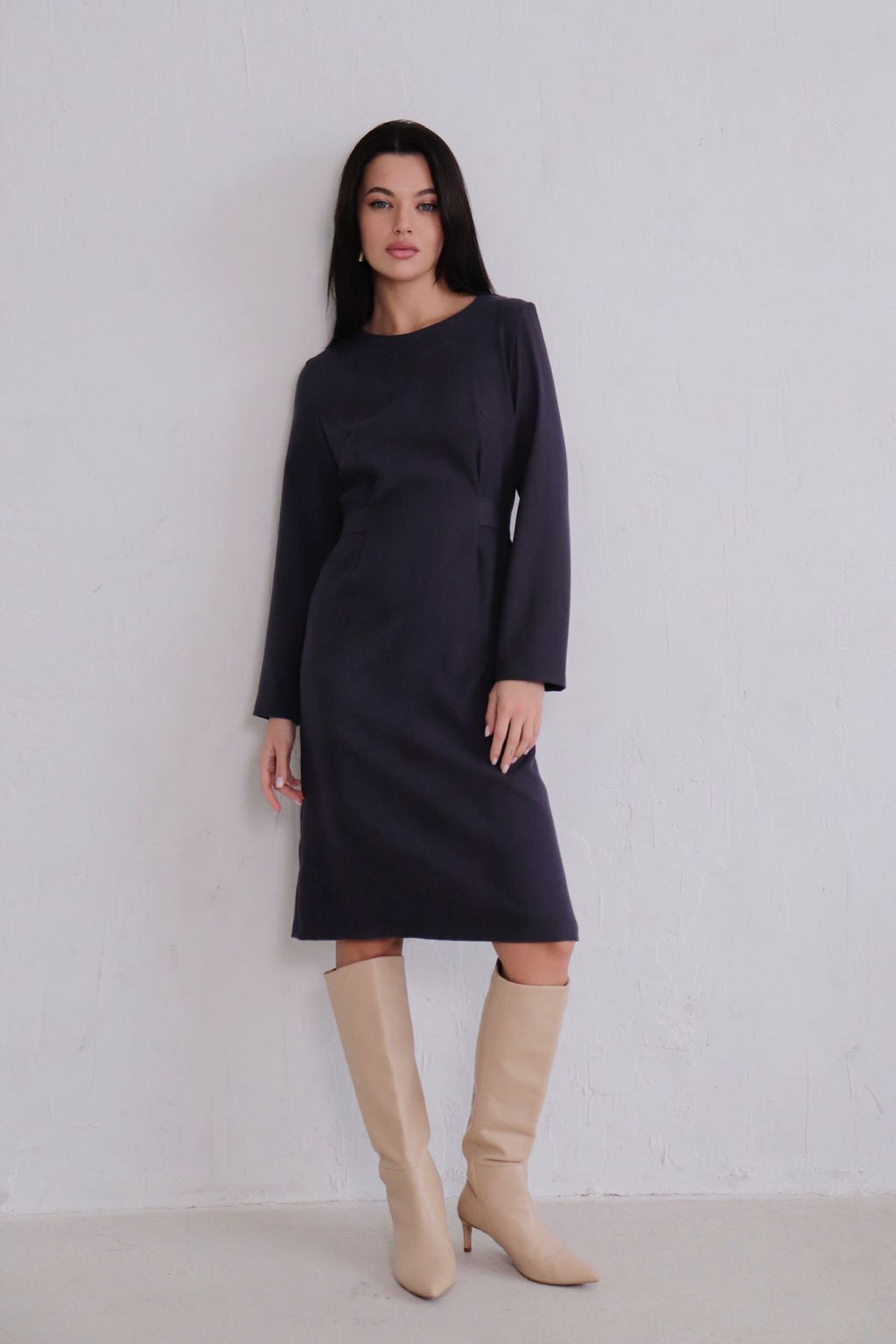 Платье-футляр с акцентом на талию - Martichelli фото 12