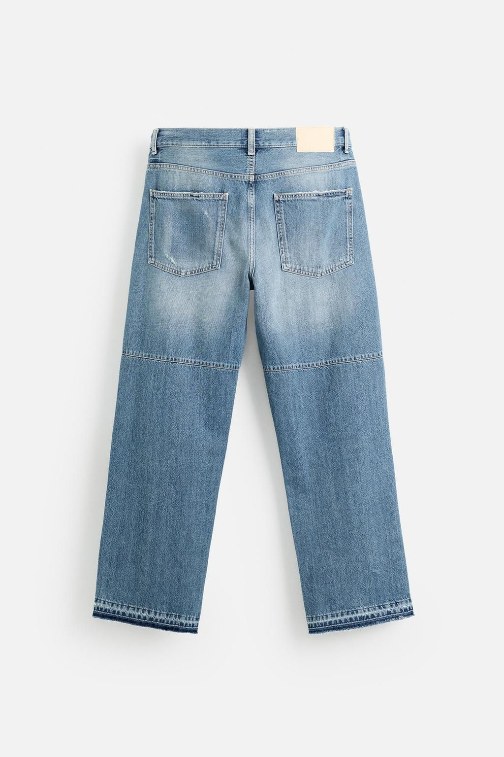 REWORKED RELAXED FIT JEANS - Zara фото 8