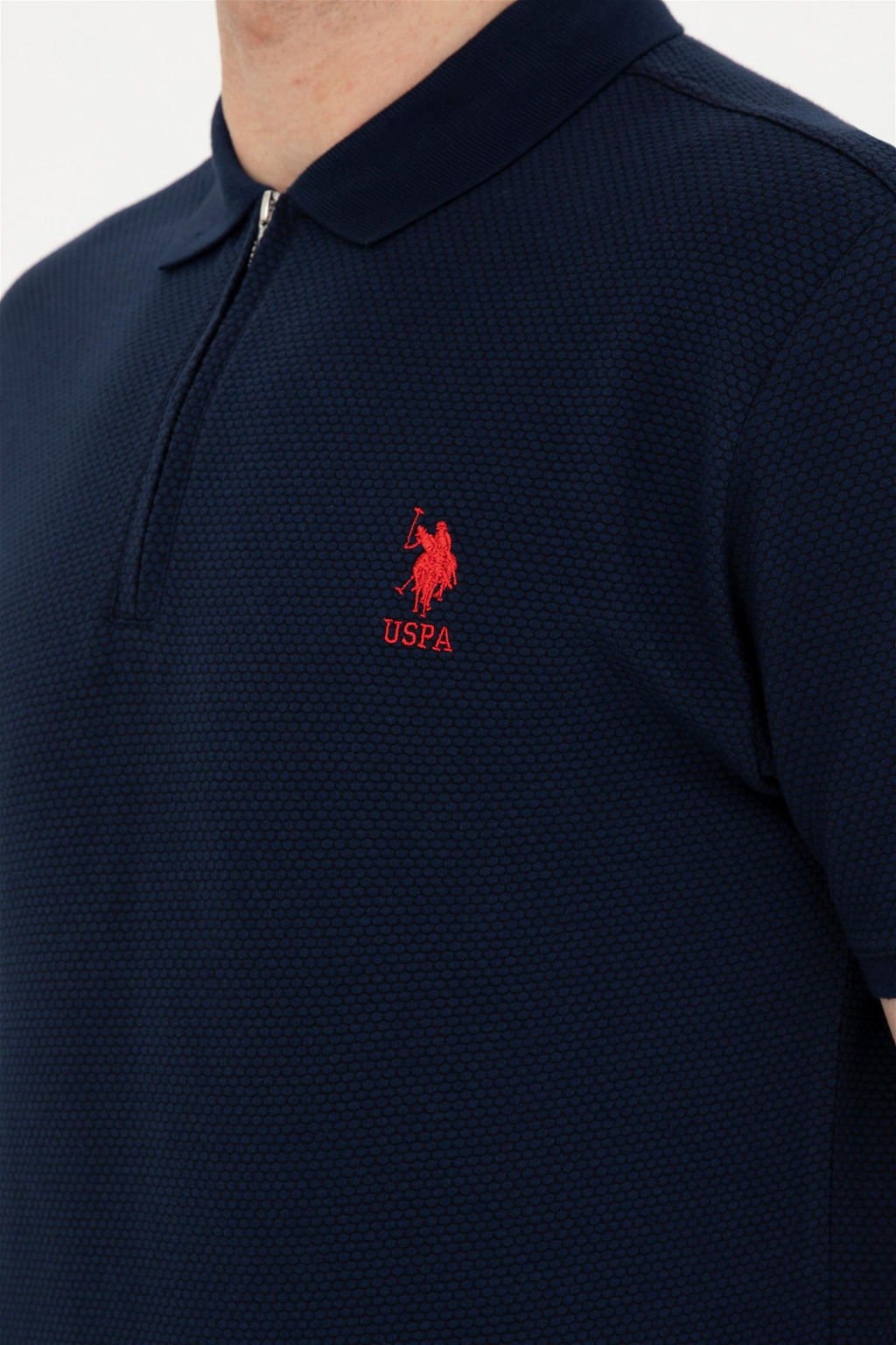 U. S. Polo Assn / Мужская темно-синяя футболка - U.s. polo assn фото 7