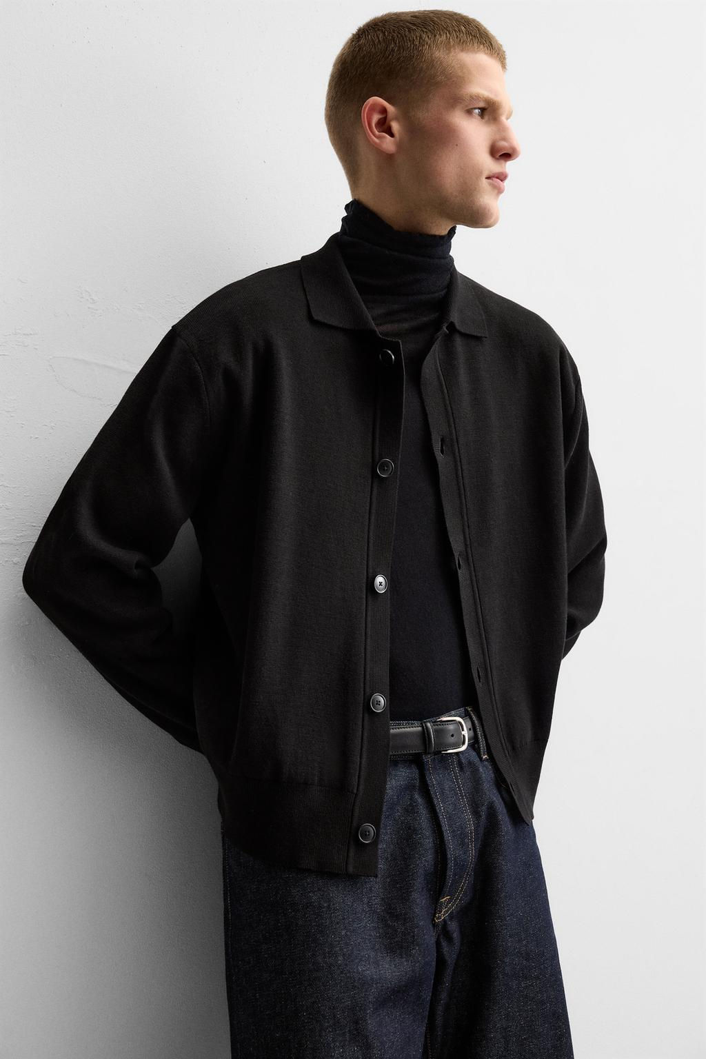 RELAXED FIT KNITTED SHIRT - Zara фото 2