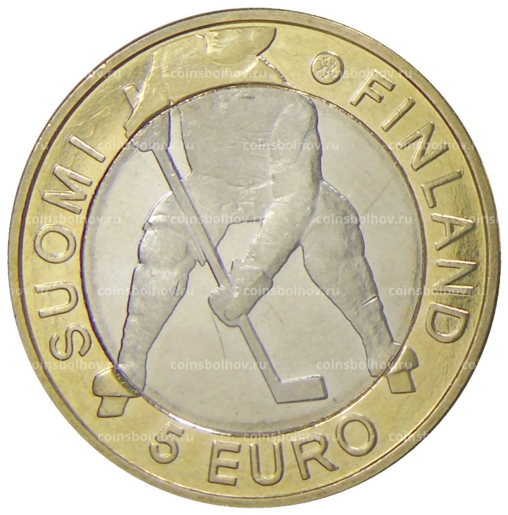 5 евро 2012 года Финляндия Чемпионат мира по хоккею с шайбой 2012