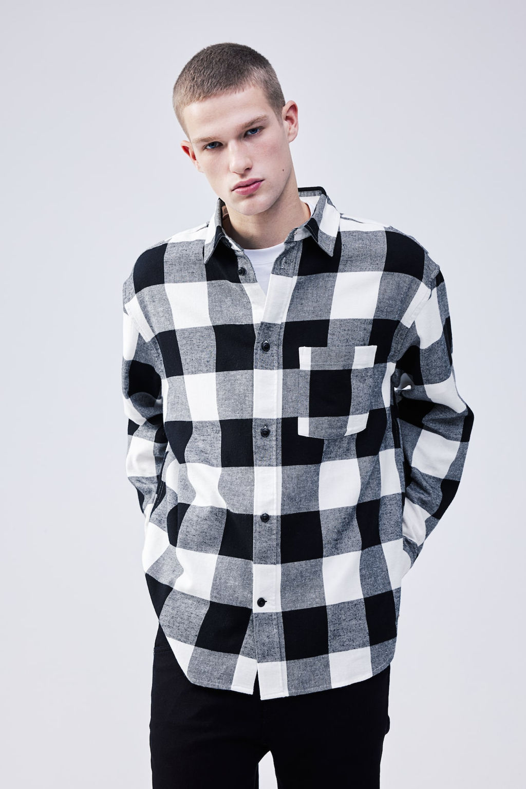 Camisa de franela Relaxed Fit - H&m фото 4