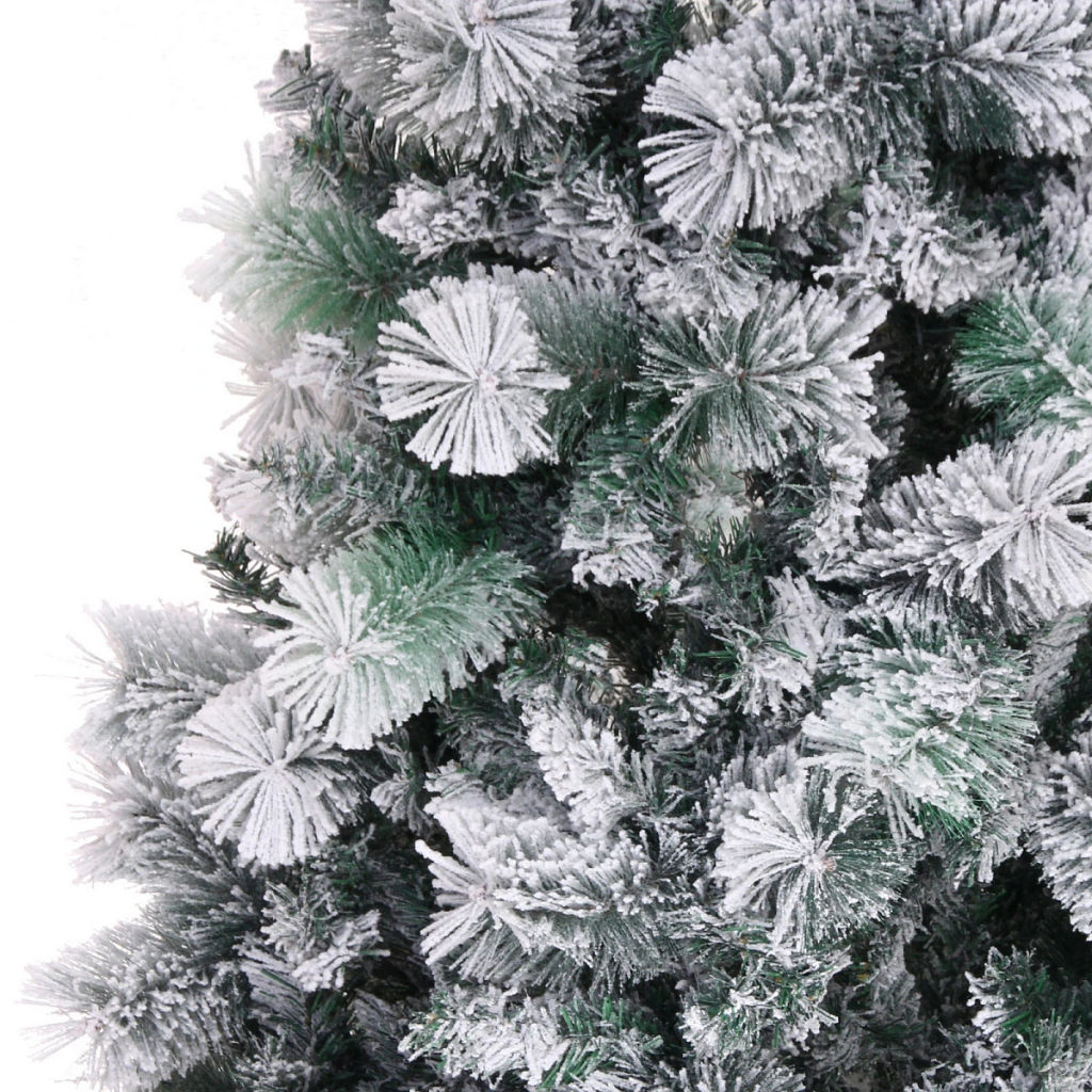 Елка "Зимняя метель" 120 см, ПВХ+леска с белым напылением (248 веток)