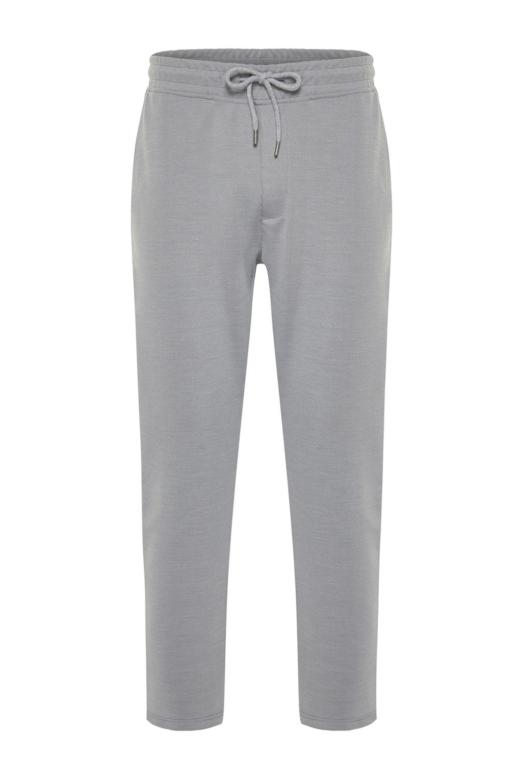 TRENDYOL MAN Gri Jogger Fit Lastikli Beli Baglamal? Dokulu Orme Rahat Pantolon TMNSS24PL00007 - Trendyolmilla фото 6