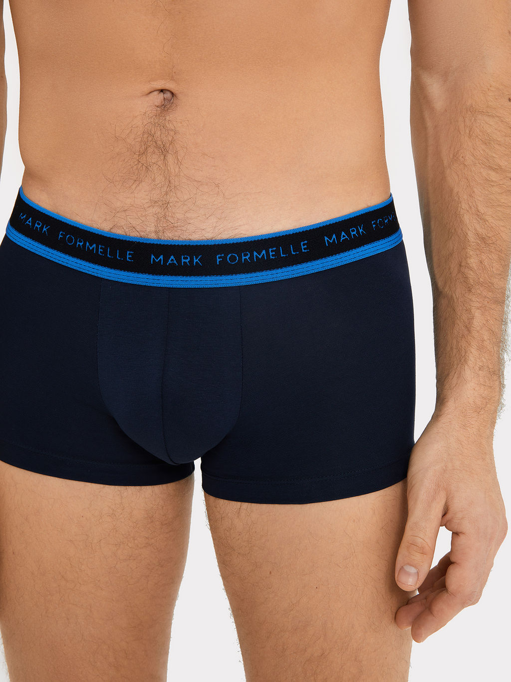 Трусы мужские боксеры ( 3шт.) в синем цвете неви-3 411215-3 - Mark formelle фото 3