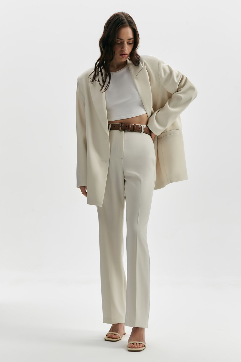 Жакет оверсайз однобортный - Mollis фото 3