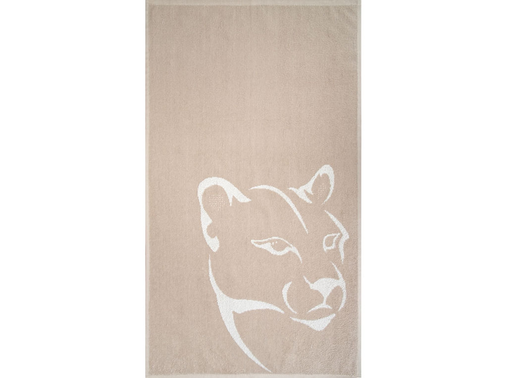 Полотенце махровое 6с103.512ж2 Львица(лен3) 50х90см