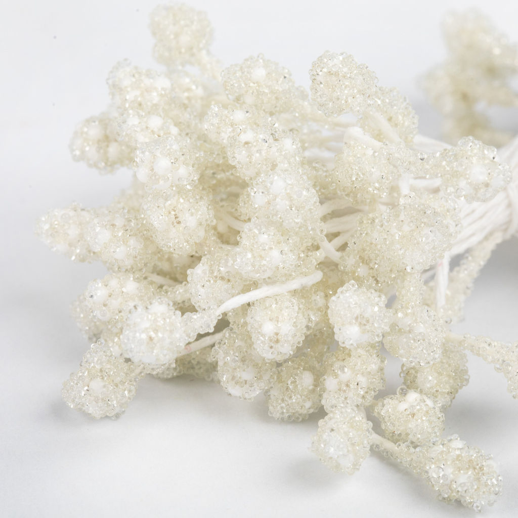 Blumentag Тычинки для искусственных цветов TIC/MBF-3 10 х 85 шт белый/white фото 5