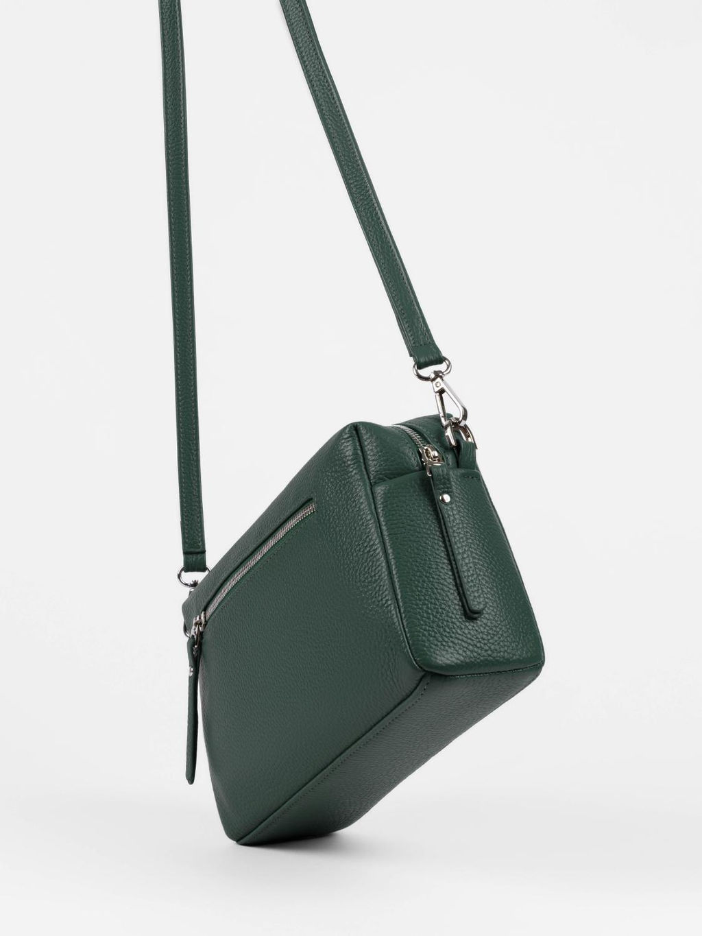 Женская кожаная сумка Richet 3176LN 852 Зеленый