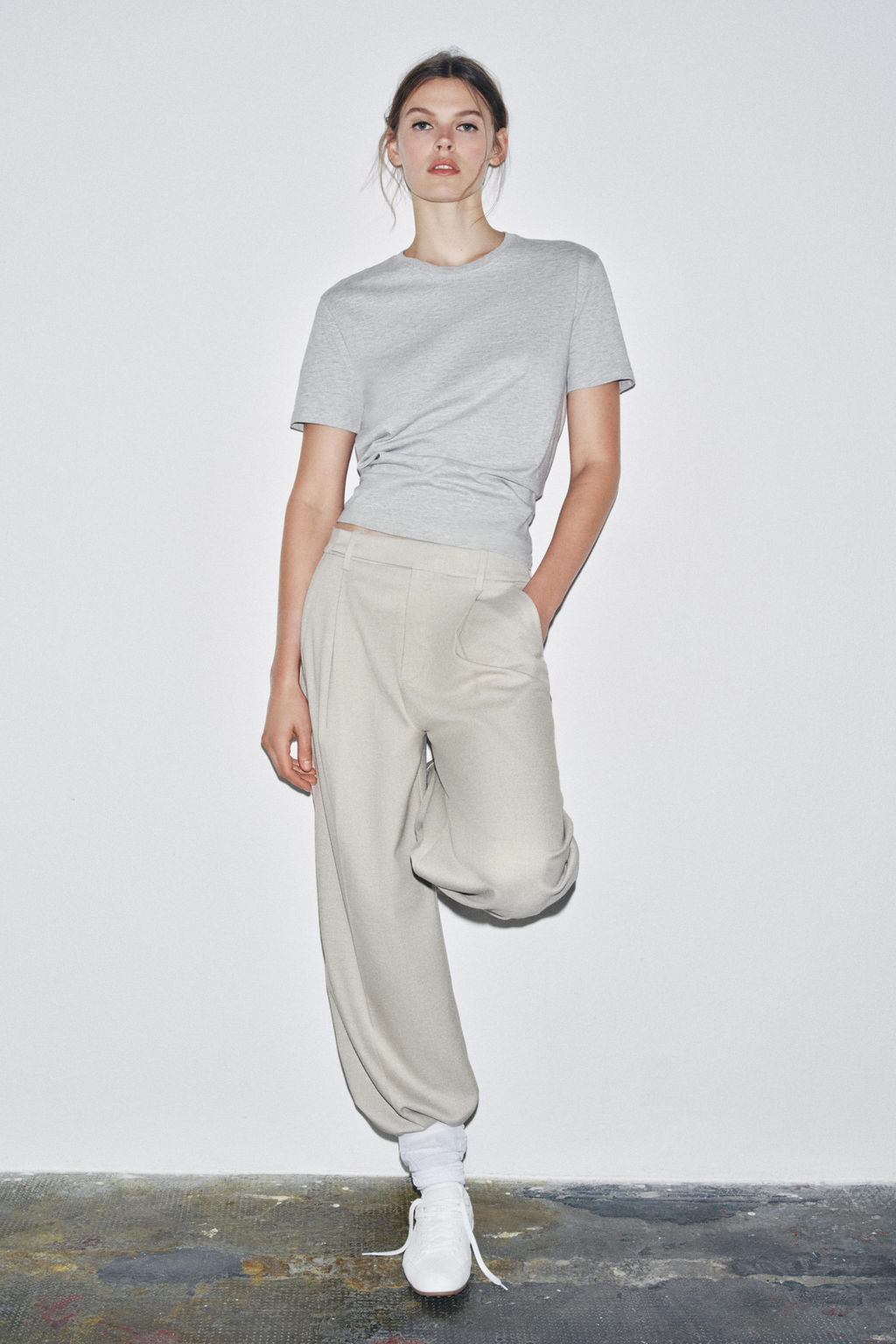 BASIC COTTON T-SHIRT - Zara фото 13