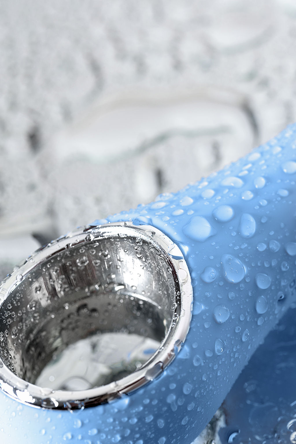 Вибратор с электростимуляцией PHYSICS GALVANI VIBE, силикон, голубой, 21 см - Toyfa фото 16