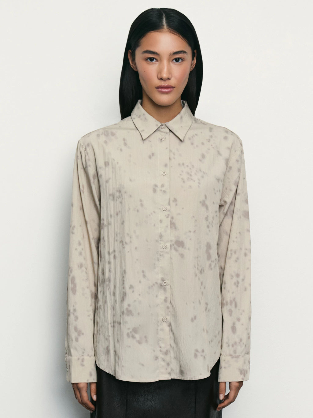 Блузка с абстрактным принтом / Zarina  фото 3