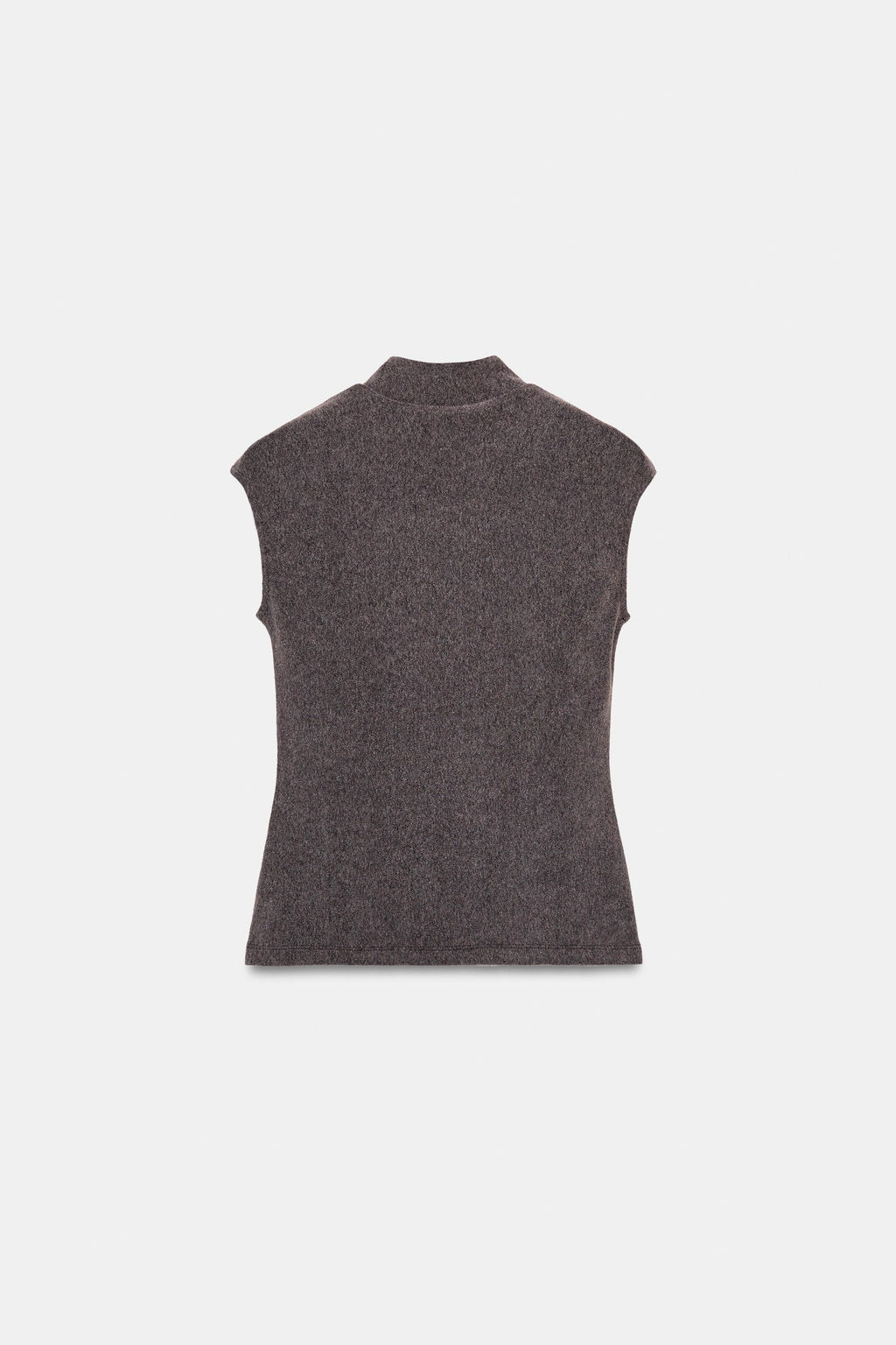 TOP SOFT CUELLO ALTO / marr?n vigor? - Zara фото 6