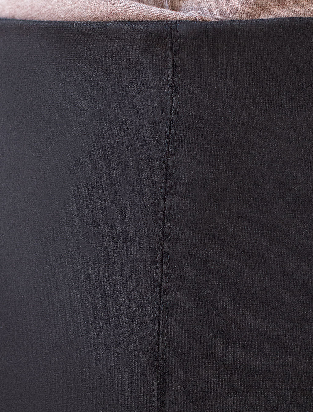 Юбка Vilatte D46.053 из хлопка с полиуретаном чёрный  фото 3