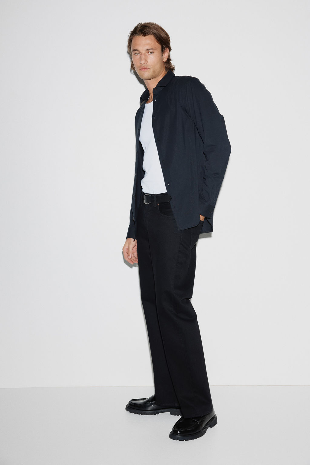 Camisa Four-way stretch Slim Fit - H&m фото 4